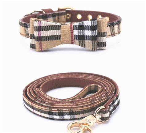 burberry dog collar large|burberry dog harness and leash.